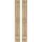 Ekena Millwork Americraft 2-Board, 3 Batten Exterior Real Wood Joined Board-n-Batten Shutters, ARW401BB207X62UNH, PR ARW401BB207X62UNH - alternate 1